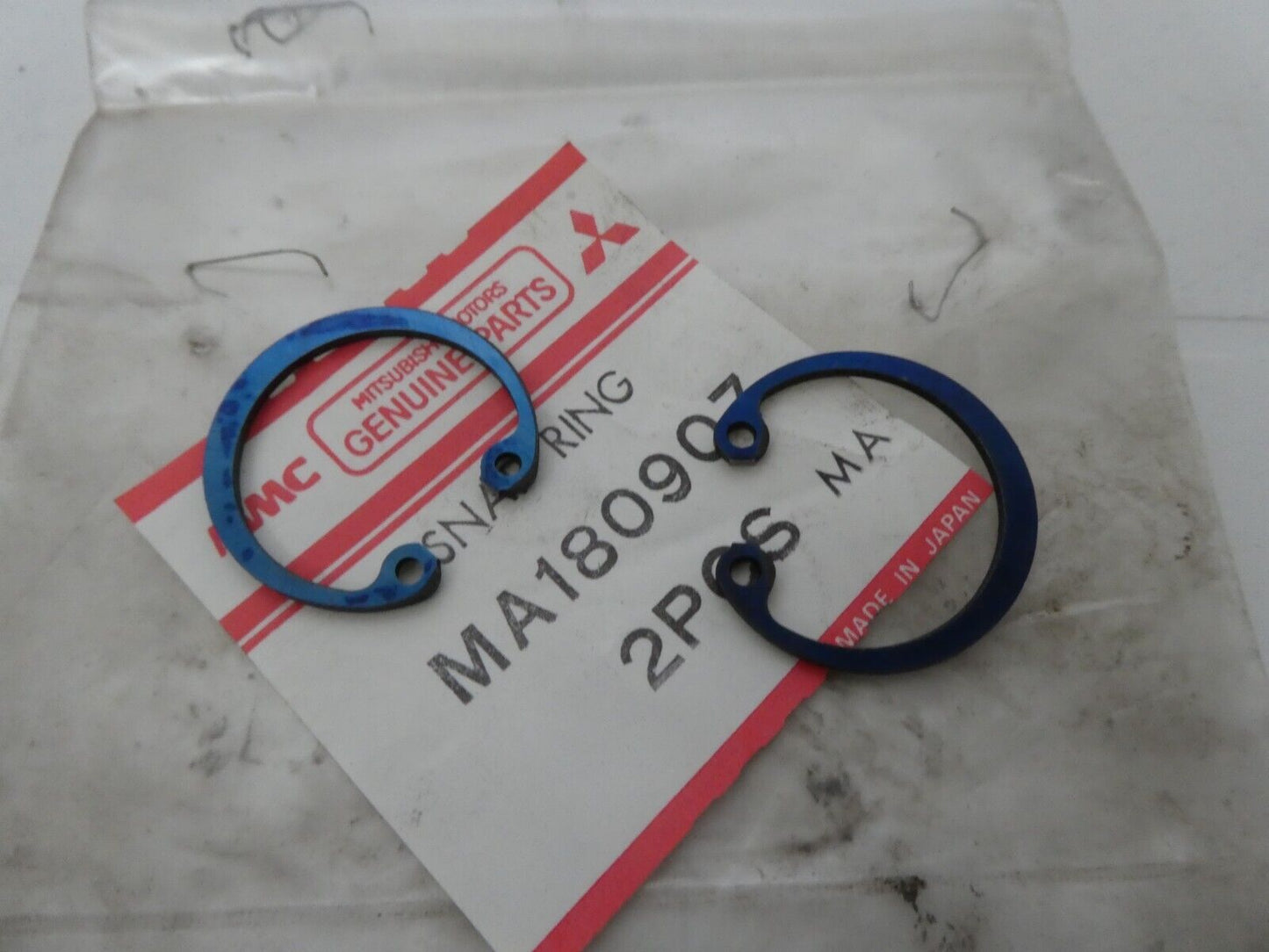 per auto mitsubishi 2 clip seeger snap ring circlip pair ma180907