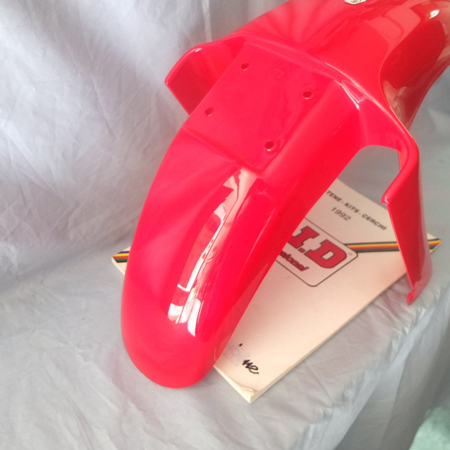 moto aprilia af1 50 1989 parafango rosso front fender red 8230356