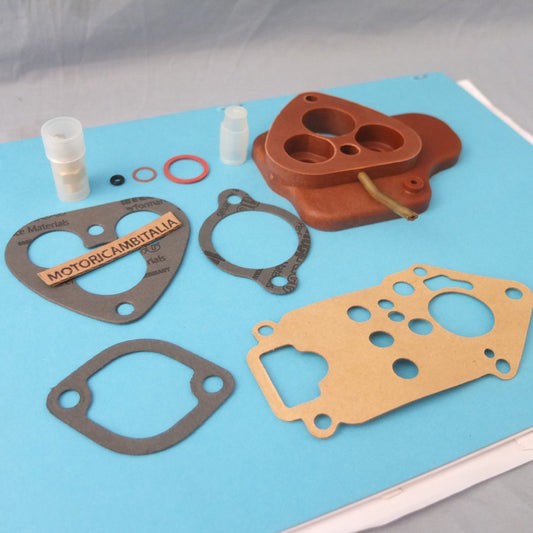 Per Fiat 500 kit revisione guarnizioni gasket car carburatore per Weber 26 imb 10