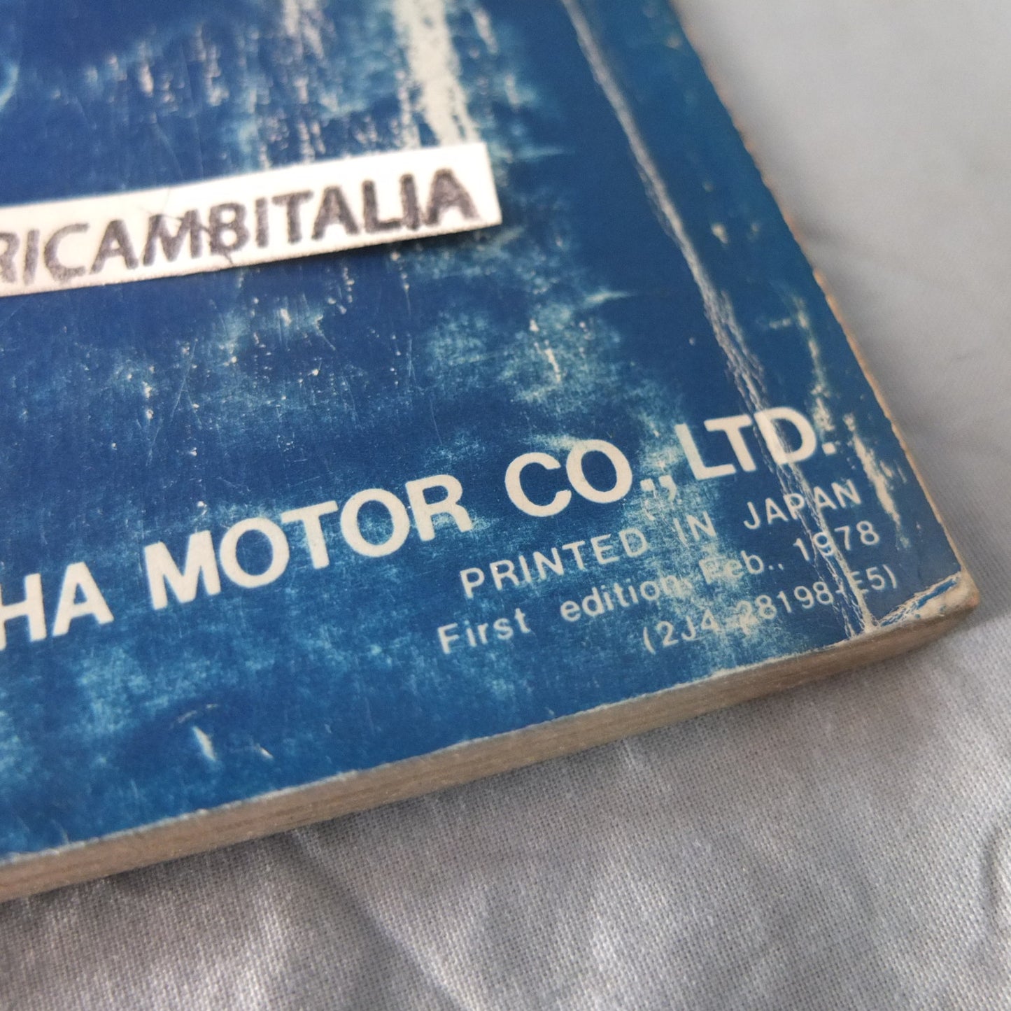 Per Yamaha sr500 sr 500 2JA moto part engine frame book manual manuale catalogo motore telaio  ricambi