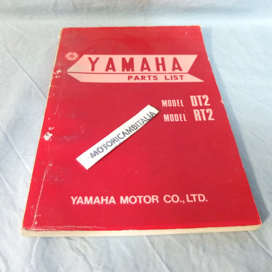 Per Yamaha Manuale parti di ricambio motore telaio DT2 RT2 moto owener's manual part