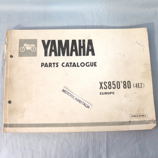 Yamaha xs 850 1980 42E catalogo manuale ricambi book parts catalogue motorcycle moto