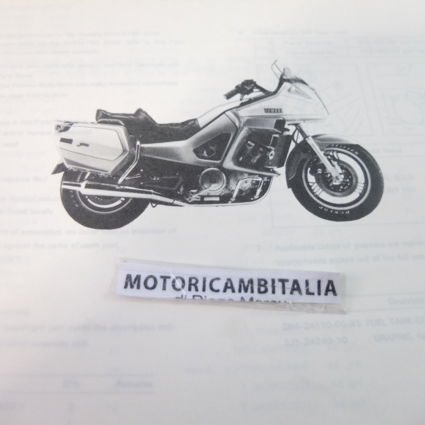 Yamaha xvz 1200 47g moto part engine frame book manual parts manuale catalogo motore telaio ricambi