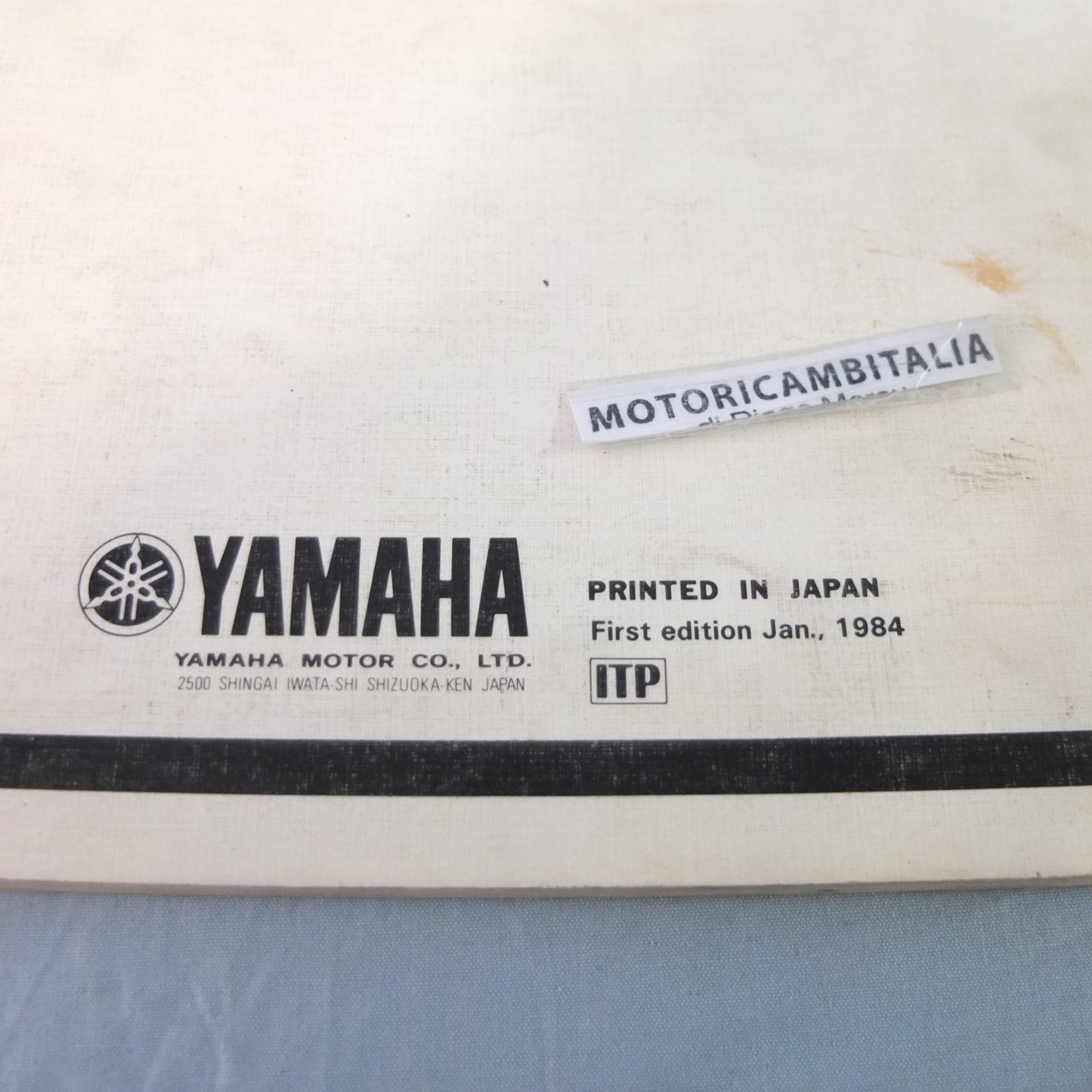 Yamaha xvz 1200 47g moto part engine frame book manual parts manuale catalogo motore telaio ricambi