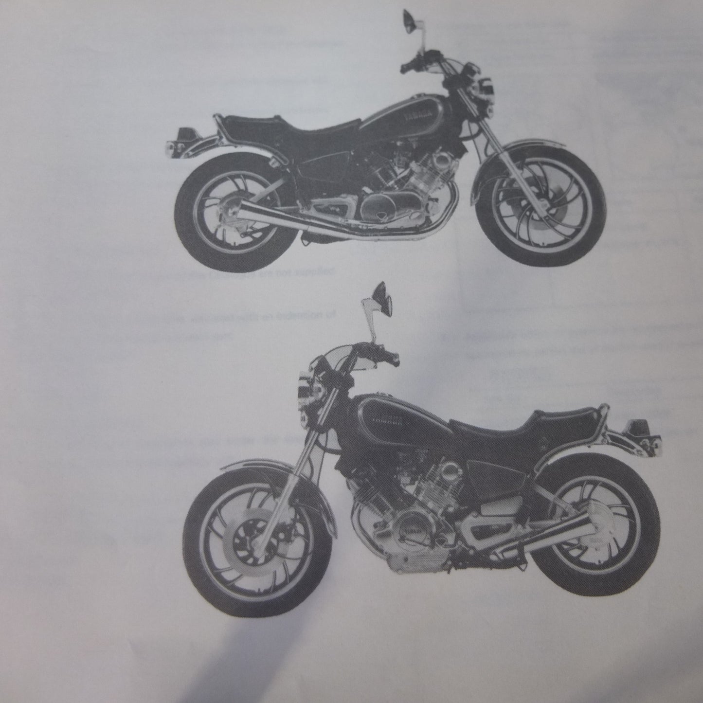 Yamaha xv 750 se 81 5g5 Manuale parti di ricambio motore telaio moto owener's manual part