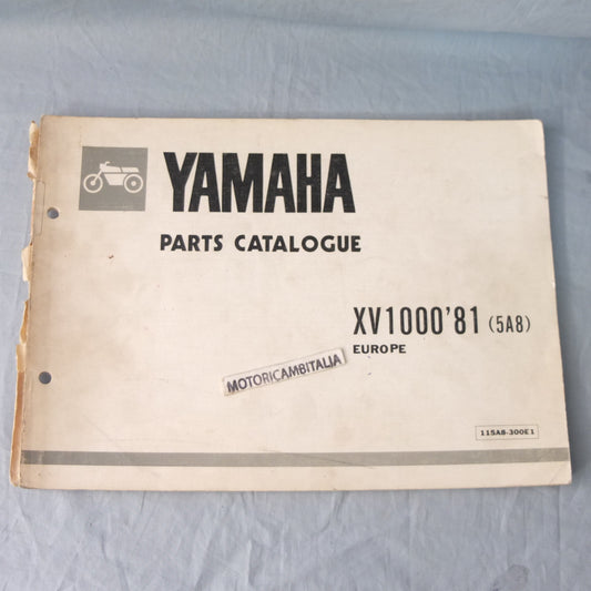 Yamaha xv 1000 5A8 1981 Manuale parti di ricambio motore telaio moto owener's manual part book motorcycle