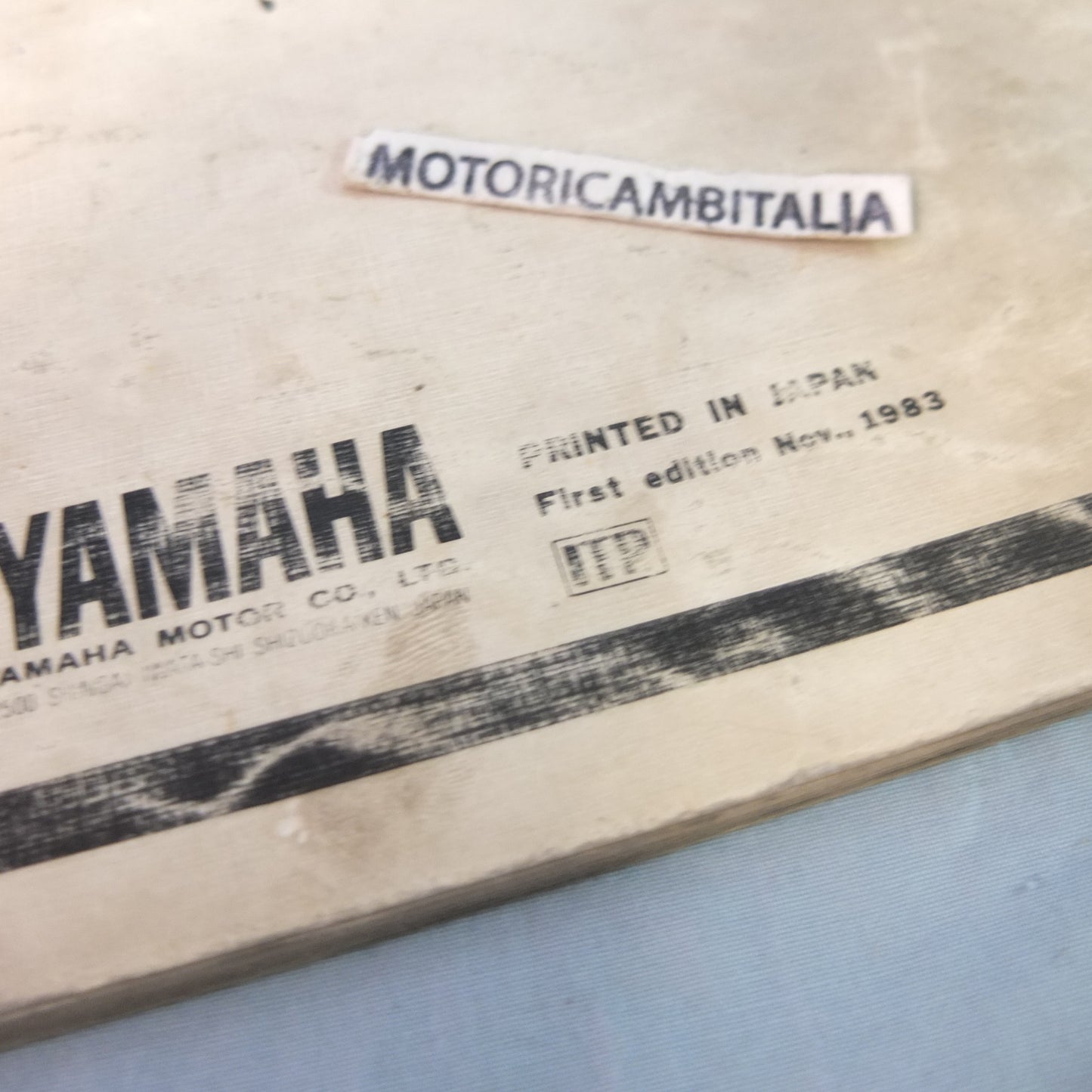 Yamaha xt 600 84 43f Manuale parti di ricambio motore telaio moto owener's manual part