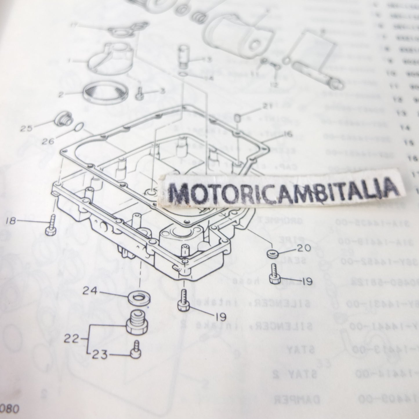 Yamaha fj 1100 84  Manuale parti di ricambio motore telaio moto owener's manual part