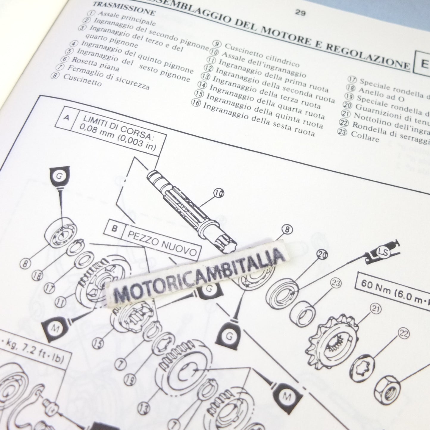 Per Yamaha dt 125 r 89 moto manuale assemblaggio concessionario motore telaio