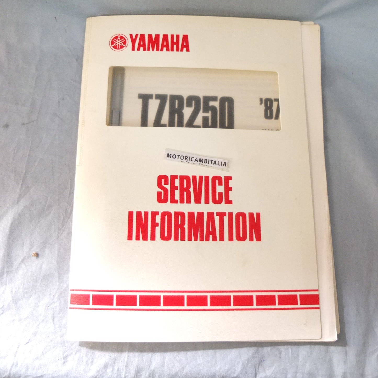 Yamaha tzr 250 2ma 1987 manuale servizio informazioni tecniche manutenzione moto