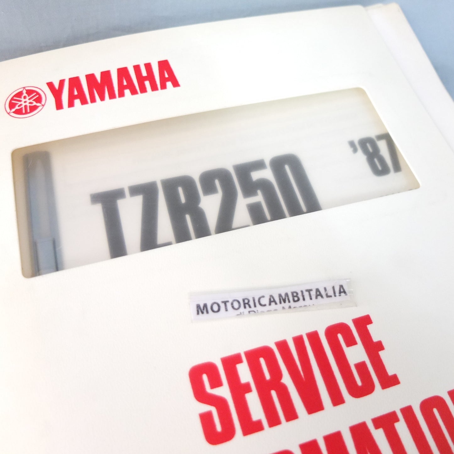 Yamaha tzr 250 2ma 1987 manuale servizio informazioni tecniche manutenzione moto