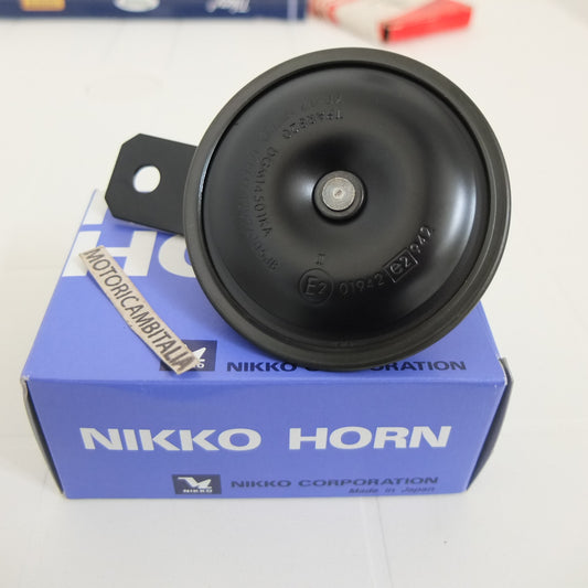 per moto triumph tiger claxon clacson horn 12v nikko nero black yf-12