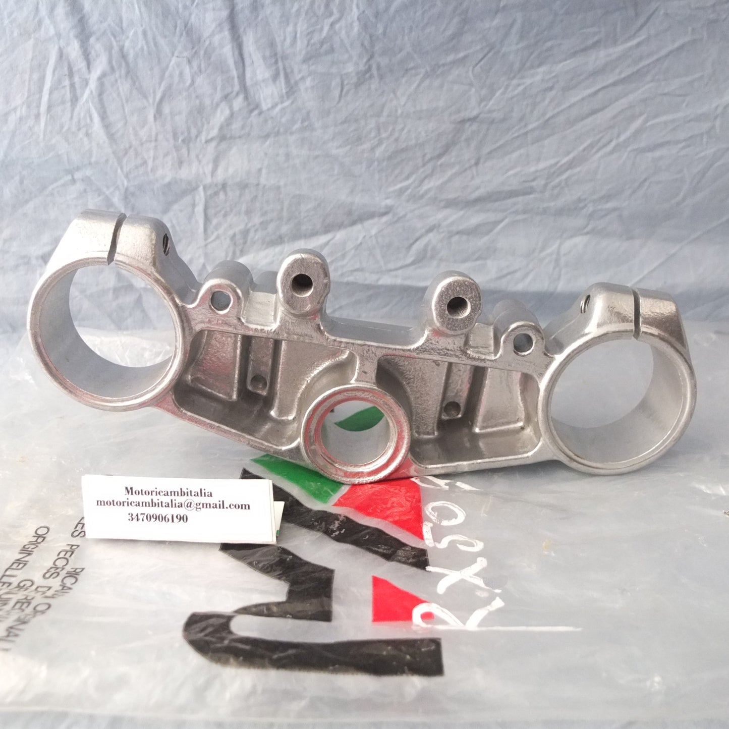 aprilia tuareg rally 50 rx 50 1990 piastra sterzo forcella manubrio steering plate 8203374