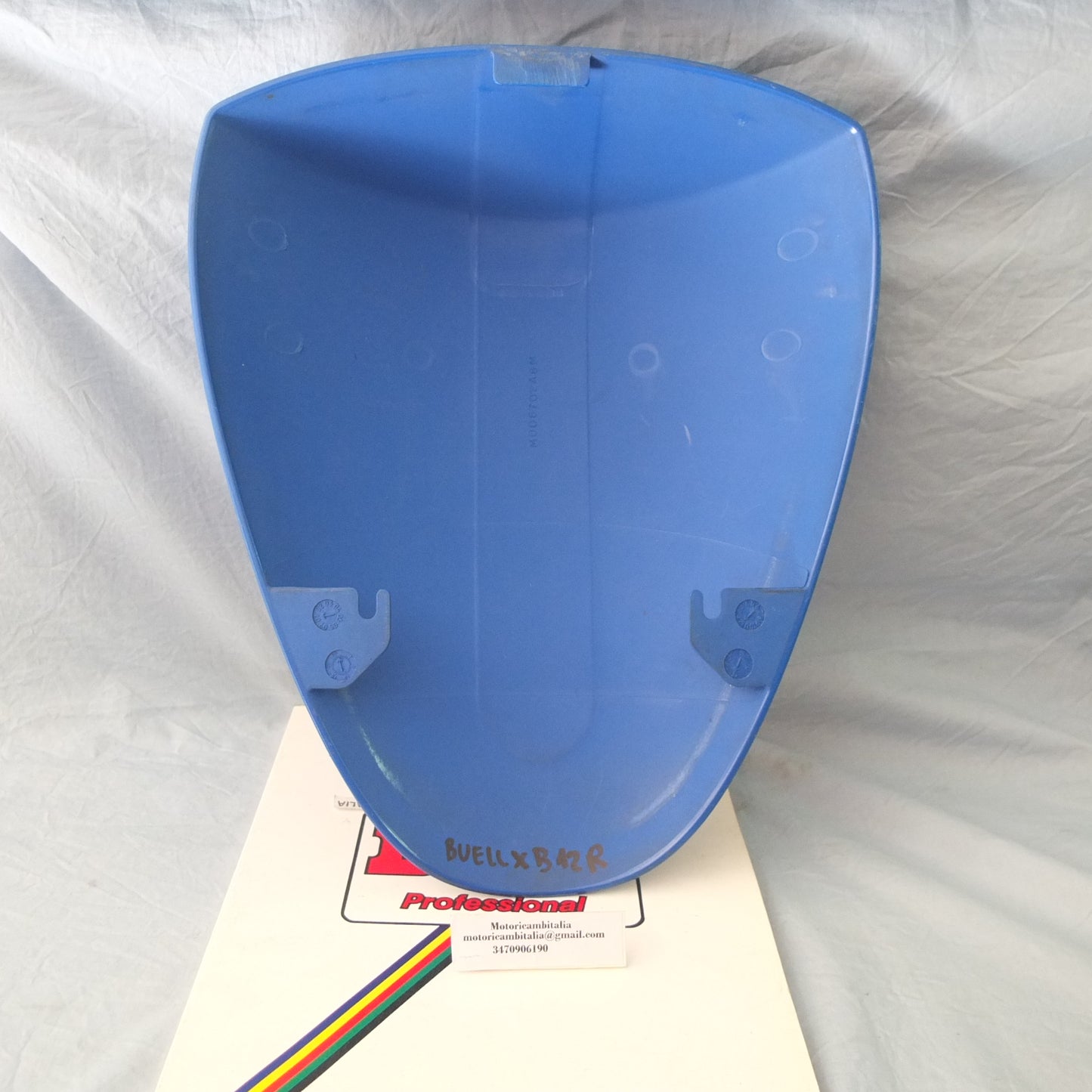 buell xb12r 1125r guscio copertura coperchio sella codone cover seat m008702a8m blu