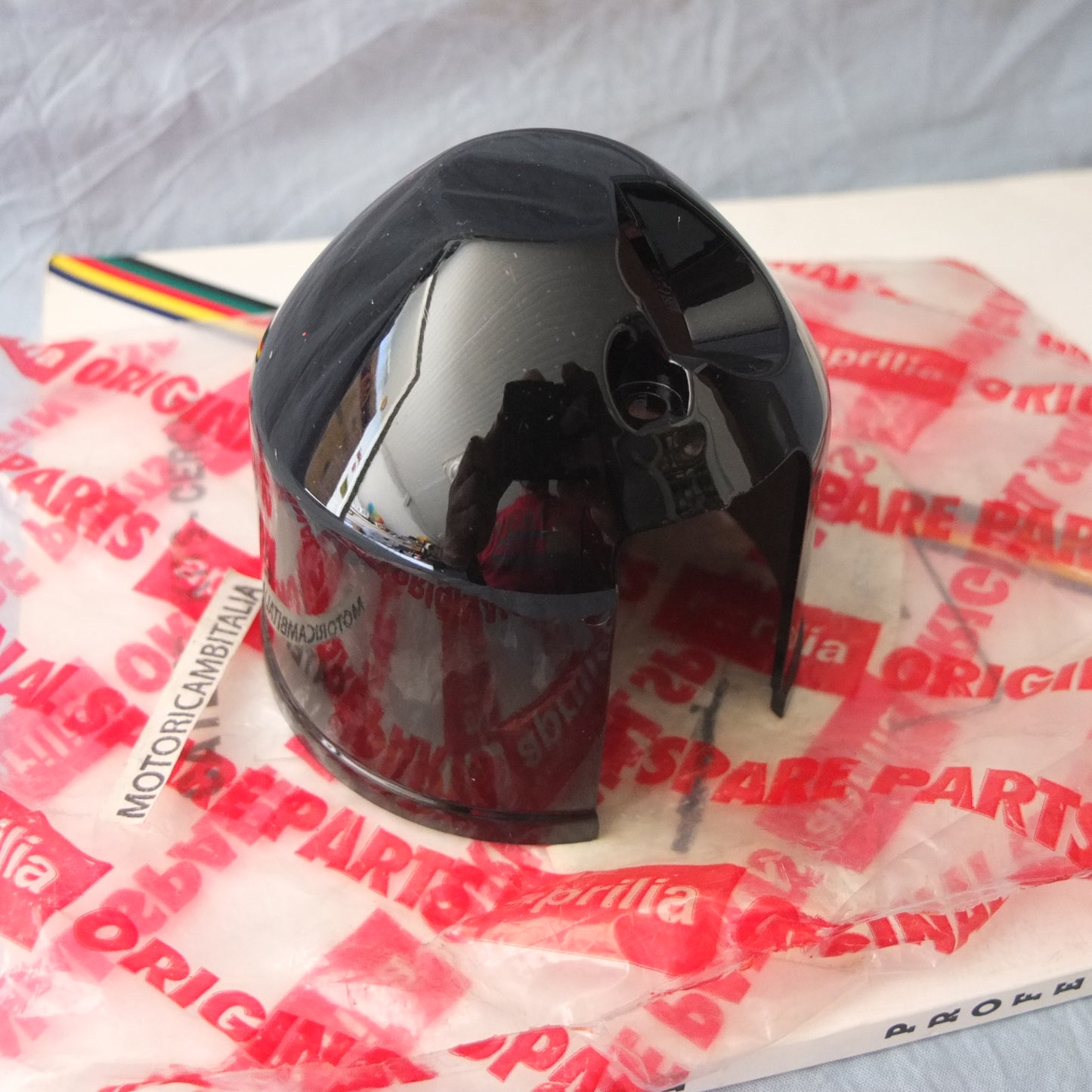 Aprilia af1 50 moto 8230882 cover guscio coperchio strumenti calotta sinistra contagiri nera