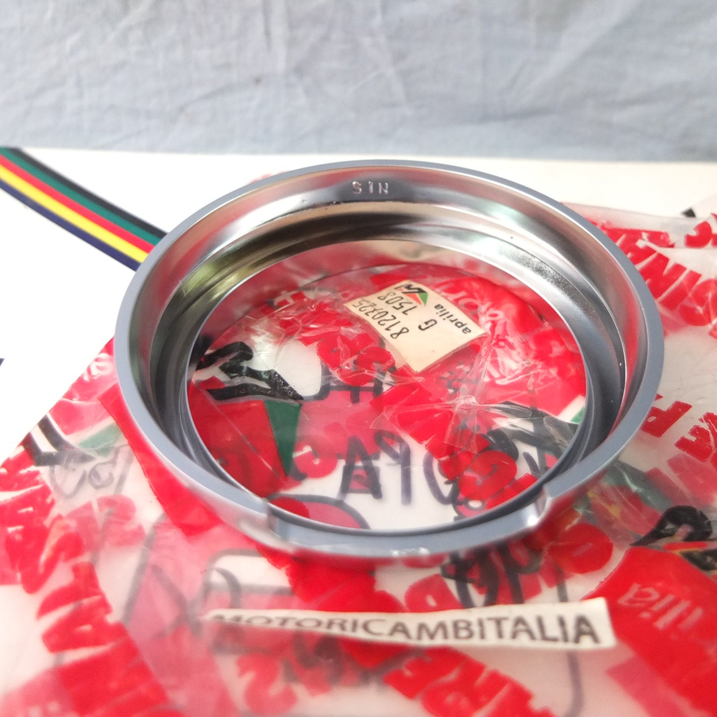 per aprilia af1 europa 50 125 cornice anello contagiri strumentazione rim ring tachometer 8120725