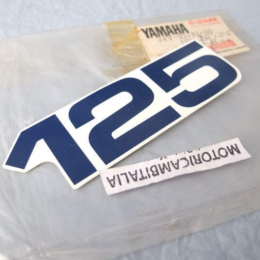 YAMAHA 34Y adesivo carena moto 125 DT 86 87 sticker 34Y-21781-00 side cover