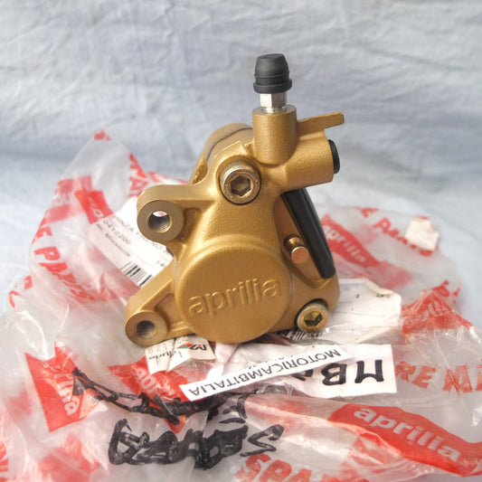 scooter aprilia sonic 50 pinza freno anteriore oro gold brake caliper front 8213244