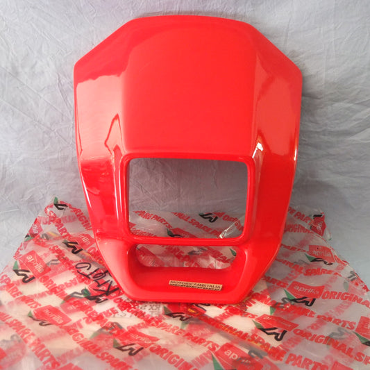 aprilia rx 50 1989 moto mascherina faro carena rosso 8230437